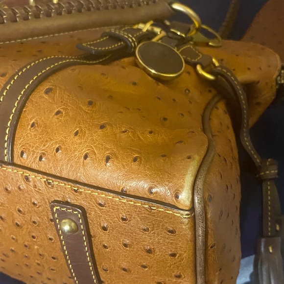 Dooney & Bourke Ostrich Bristol Florentine Leather  with Dooney Charms - Picture 10 of 16